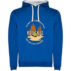 Худи Kruskis Camp Is The Reason Bicolor, синий