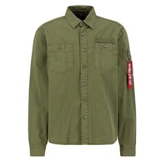 Рубашка Alpha Industries Air Force Emb, зеленый