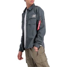 Рубашка Alpha Industries Urban Military, зеленый