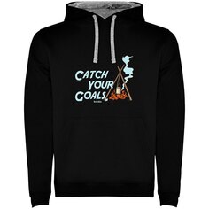 Худи Kruskis Catch Your Goals Bicolor, черный