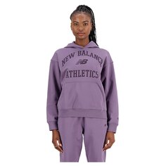 Худи New Balance Athletics Varsity Oversized, фиолетовый