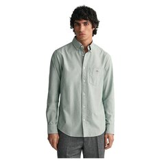 Рубашка Gant Oxford Regular Fit, зеленый