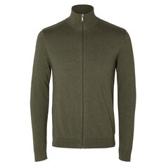 Кардиган Selected Berg Full Zip, серый