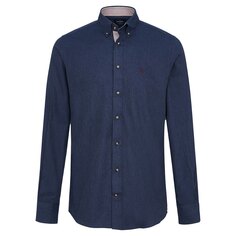 Рубашка Hackett Melange Flannel Multi, синий