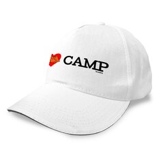 Кепка Kruskis I Love Camp, белый
