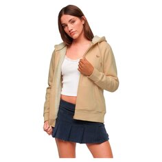 Толстовка Superdry Essential Borg Lined Full Zip, бежевый