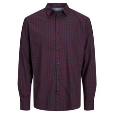 Рубашка Jack &amp; Jones Gingham Twill, фиолетовый