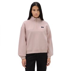 Толстовка Vans Leighton Flee Mock Neck, розовый