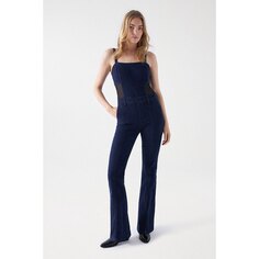 Комбинезон Salsa Jeans 21007355 Flare Fit Jumpsuit, синий