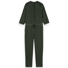 Комбинезон Scotch &amp; Soda Printed Jumpsuit, зеленый