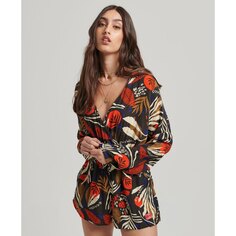 Комбинезон Superdry Vintage Beach, черный