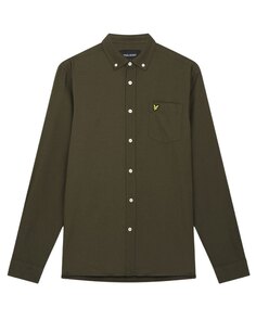 Рубашка Lyle &amp; Scott Regular Fit Light Weight Oxford, зеленый