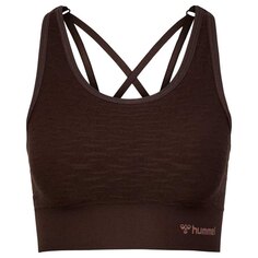 Топ Hummel MT Focus Seamless, коричневый