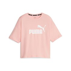 Топ Puma ESS Cropped Logo, розовый