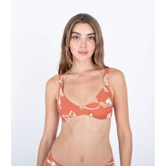 Топ бикини Hurley Dazed Underwire, оранжевый