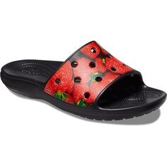 Шлепанцы Crocs Classic Hyper Real, красный