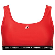 Топ бикини Superdry Code Micro Elastic Top, красный