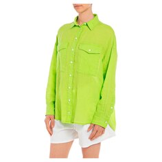 Рубашка Replay W2098.000.84076G, зеленый