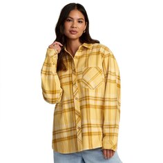 Рубашка Rvca Breeze Flannel, желтый