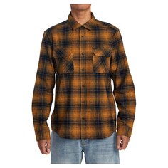 Рубашка Rvca Dayshift Flannel, коричневый