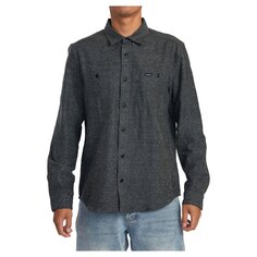 Рубашка Rvca Harvest Neps Flannel, серый