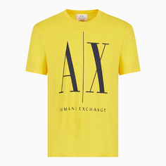 Футболка Armani Exchange Icon Logo Regular Fit, желтый