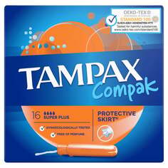 Тампоны с аппликатором, 16 шт. Tampax, Compak Super Plus