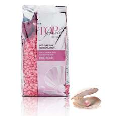 Воск ItalWax Top Formula Pink Pearl Film - гипоаллергенные твердые восковые гранулы для депиляции без полосок, низкая температура, 750 грамм