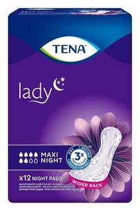 Анатомические стельки, 12 шт. Tena Lady Maxi Night