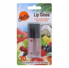 Блеск для губ SPF30, 2 шт. Malibu, Lip Gloss Malibu'