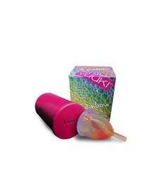 Менструальная чаша и контейнер для дезинфекции, размер L Yuuki, Rainbow Jolly