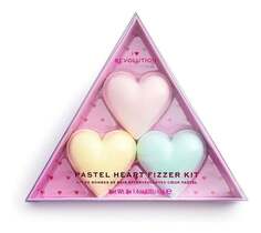 Набор Pastel Heart Fizzer Kit, бомбочки для ванны, 3 шт. I Heart Revolution