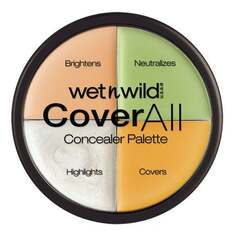 Палитра консилеров для лица, 6,5 г Wet n Wild, Cover All Concealer Palette