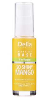 Осветляющая и восстанавливающая основа под макияж, 30 мл Delia, So Shiny Mango, Delia Cosmetics