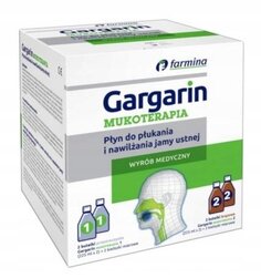 ГАРГАРИН, Ополаскиватель для рта Мукотерапия, 4x225 мл, Gargarin