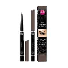 Воск для бровей в карандаше для брюнеток Bell, Wax Eyebrow Pencil