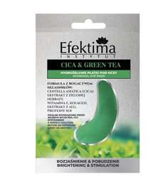 Гидрогелевые патчи для глаз Cica и зеленый чай, Efektima