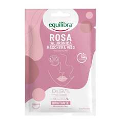 Увлажняющая маска для лица с гиалуроновой кислотой 1 шт. Equilibra Rosa Rose, Equalibra