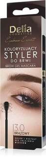 Стайлер для бровей, 1.0 коричневый, 11 мл Delia, Eyebrow Expert, Delia Cosmetics