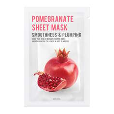 Укрепляющая и разглаживающая тканевая маска с гранатом 22мл Eunyul Pomegranate Sheet Mask