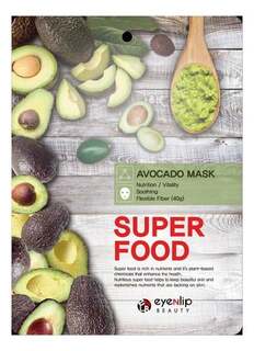 Тканевая маска Питательная и успокаивающая авокадо 23г Eyenlip Super Food