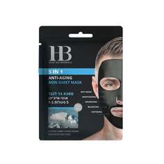 Антивозрастная тканевая маска для мужчин 5в1, 18мл, H&amp;B HB