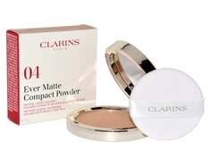 Матовая компактная пудра, пудра, 04 Medium Clarins, Joli Ever