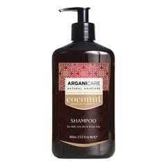 Кокосовый шампунь для очень сухих волос с эффектом вьющихся волос 400мл Arganicare,