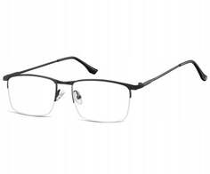Прозрачные очки в корректирующей оправе, Vein Black, inna
