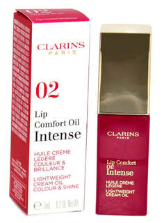 Масло для губ 02 Intense Plum, 7 мл Clarins, Lip Comfort Oil Intense