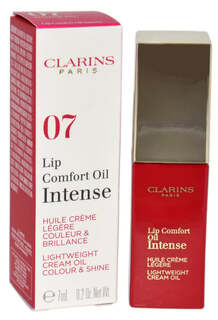 Масло для губ 07 Intense Red, 7 мл Clarins, Lip Comfort Oil Intense