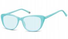 Женские солнцезащитные очки «кошачий глаз», бирюзовые, inna