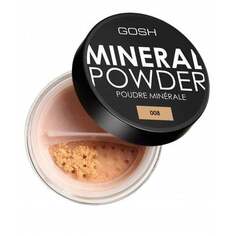 Рассыпчатая минеральная пудра 008 Тан, 8 г Gosh, Mineral Powder Gosh!