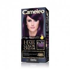 Крем-краска для волос Cameleo, краска для волос 6.26 Баклажан Delia Cosmetics